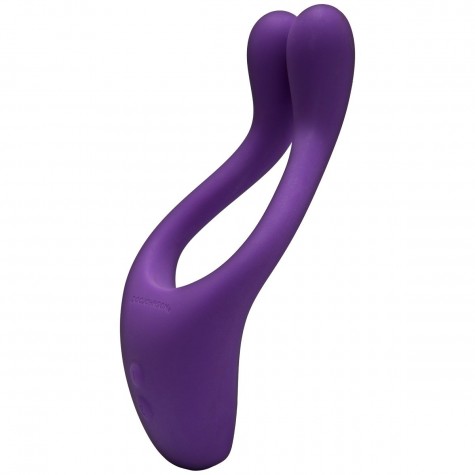 Фиолетовый вибромассажер для пар TRYST Multi Erogenous Zone Massager